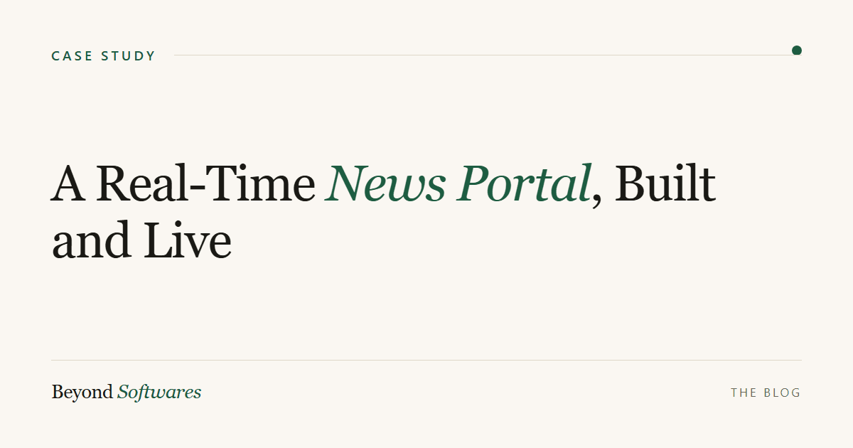 Case study: Voice for Voiceless news portal development